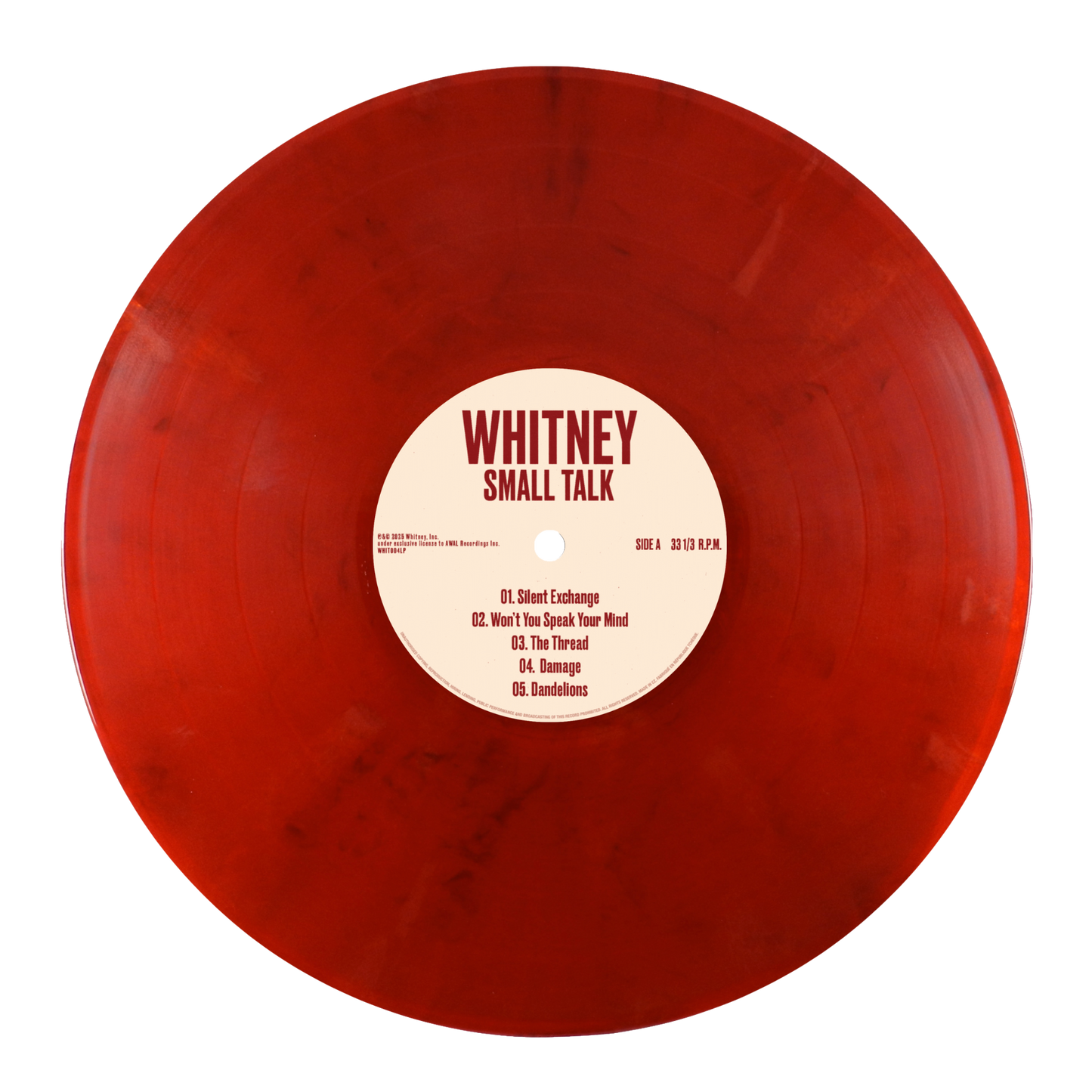 Whitney “Small Talk” - Crimson Moon Vinyl (Store Exclusive)
