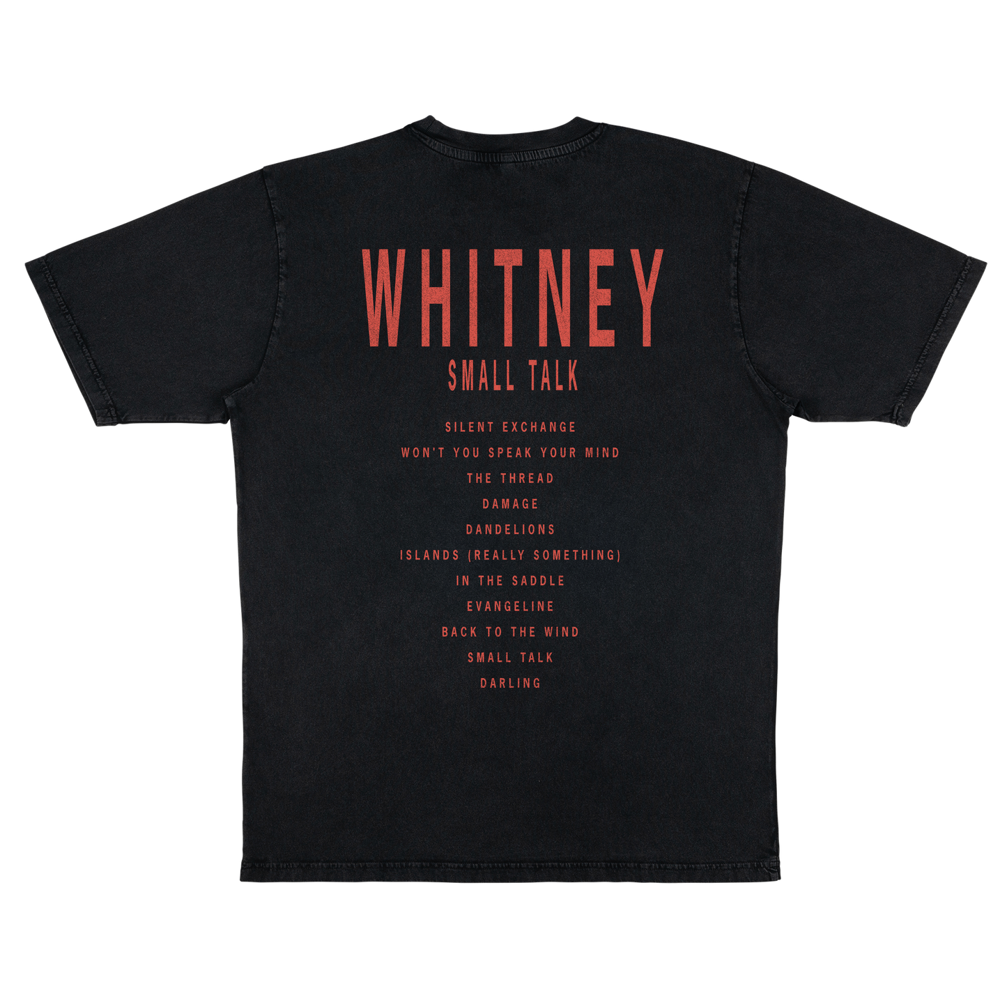 Small Talk Tracklist Tee UK