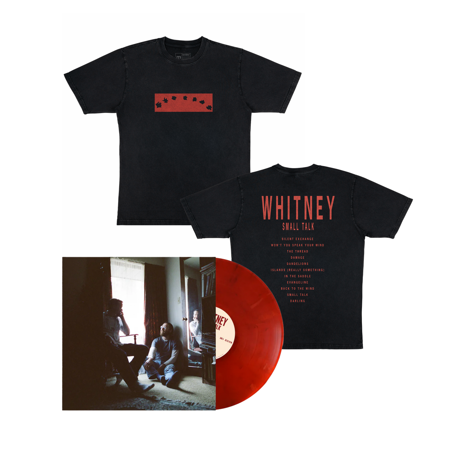 Small Talk Tracklist Tee + Vinyl